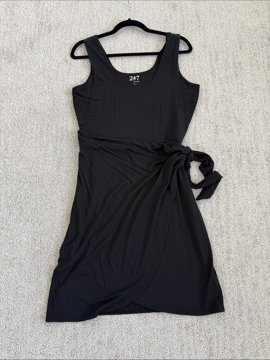 Maurices Dresses & Skirts - Little Black Tank Dress with Wrap Skirt